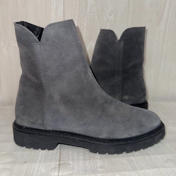 Aquatalia Shoes - Aquatalia Gray Suede Ankle Boots